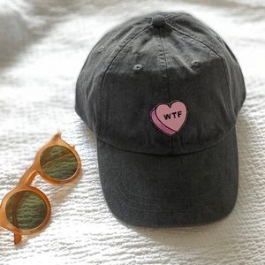 WTF Candy Heart Dad Hat